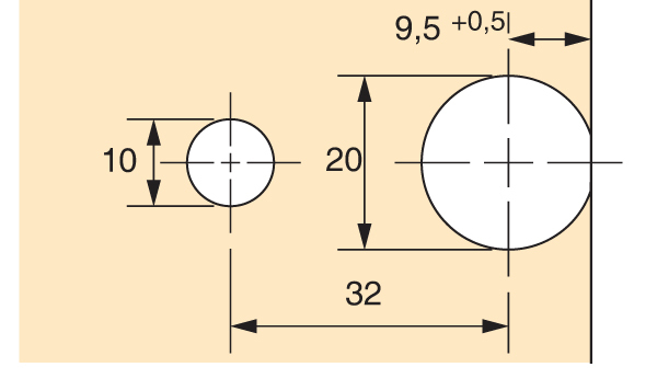 Procédés à visser 9 mm std vis laiton (10)