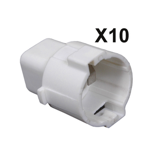 LOT DE 10 DOUILLES DE CHANTIER B22 TESTEUR BLANC