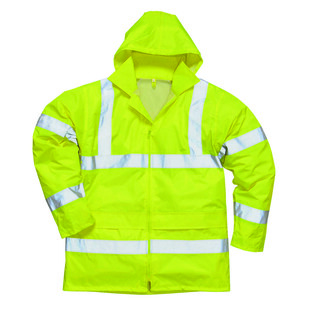 VESTE DE PLUIE HAUTE VISIBILITE JAUNE HV H440