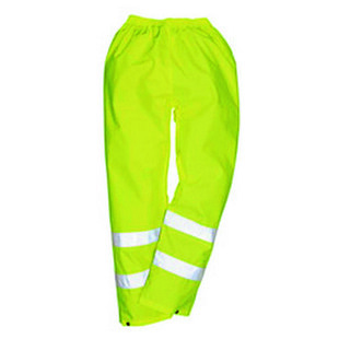 PANTALON DE PLUIE HAUTE VISIBILITE JAUNE H441