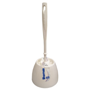 POT + BROSSE WC BLANC