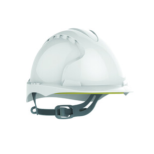 CASQUE EVO®2 VENTILE SERRAGE GLISSIERE BLANC