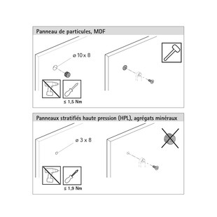 RACCORD POUR FACADE A PARTIR DE 10MM