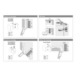 AMORTISSEUR DE PORTE A VISSER SILENT SYSTEM