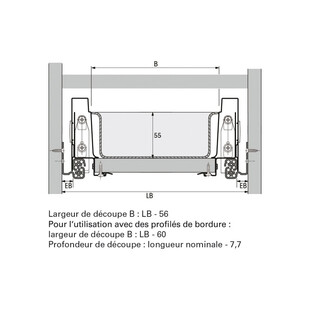 RAMASSE COUVERTS ORGATRAY 440 BLANC