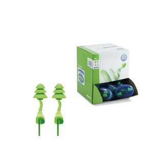 BOUCHON D'OREILLES TWISTER® TRIO CORD (BOITE DE 50 PAIRES)