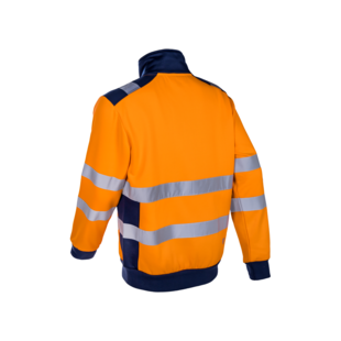 VESTE THERMIQUE HAUTE VISIBILTE GOKKAN ORANGE/MARINE