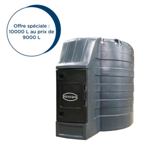 CUVE STOCKAGE FUEL PEMD 10000L ARMOIRE INTEGREE POMPE 80L/M