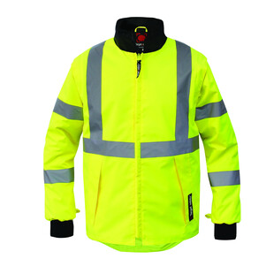 GILET DE FROID HAUTE VISIBILITE ROCKET JAUNE/NOIR