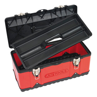 KS Tools - Coffre à outils vide avec 3 tiroirs et plateau
