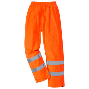 PANTALON DE PLUIE HAUTE VISIBILITE ORANGE