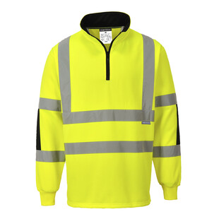 SWEAT-SHIRT HAUTE VISIBILITE B308 JAUNE