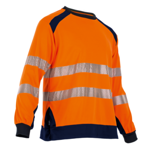 TEE SHIRT MANCHE LONGUE HAUTE VISIBILITE REFLET ORANGE