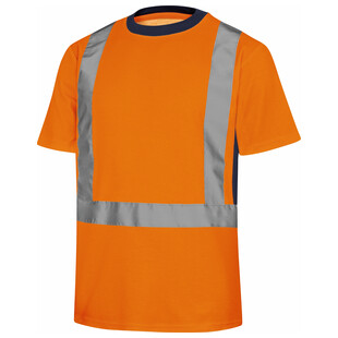 TEE-SHIRT HAUTE VISIBILITE NOVA ORANGE FLUO