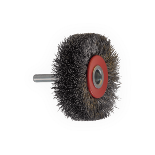 BROSSE CIRCULAIRE SUR TIGE FIL ONDULE