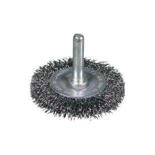 BROSSE CIRCULAIRE SUR TIGE FIL ONDULE