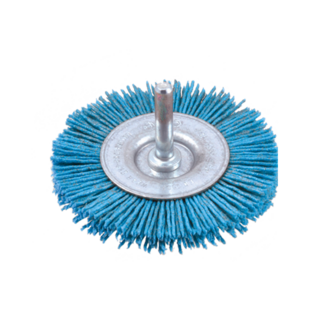 BROSSE CIRCULAIRE SUR TIGE FIL ONDULE