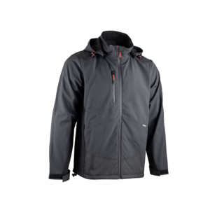 VESTE SOFTSHELL ROCK GRIS NUIT