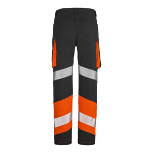 PANTALON HEMERA NOIR / ORANGE FLUO