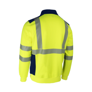 SWEAT THERMIQUE FRISS JAUNE HV/MARINE