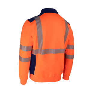 SWEAT THERMIQUE FRISS ORANGE HV/MARINE