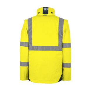 BLOUSON SOFTSHELL HIMALAYA JAUNE/MARINE