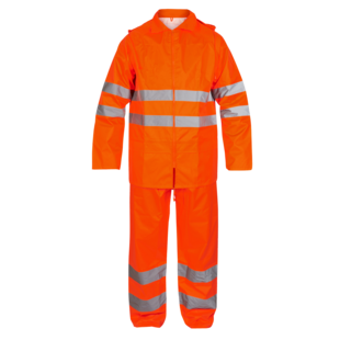 ENSEMBLE IMPERMEABLE HAUTE VISIBILITE SAFETY ORANGE