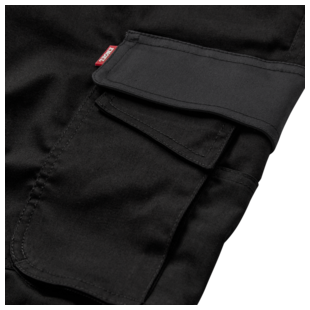 PANTALON DE TRAVAIL STRETCH GALAXY NOIR/GRIS ANTHRACITE