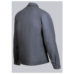 VESTE DE TRAVAIL BASIC EN COTON GRIS FONCE