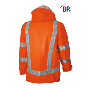 PARKA TOUS TEMPS LONGUE A HAUTE VISIBILITE ORANGE