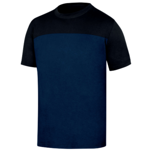 TEE SHIRT GENOA2 MARINE/NOIR